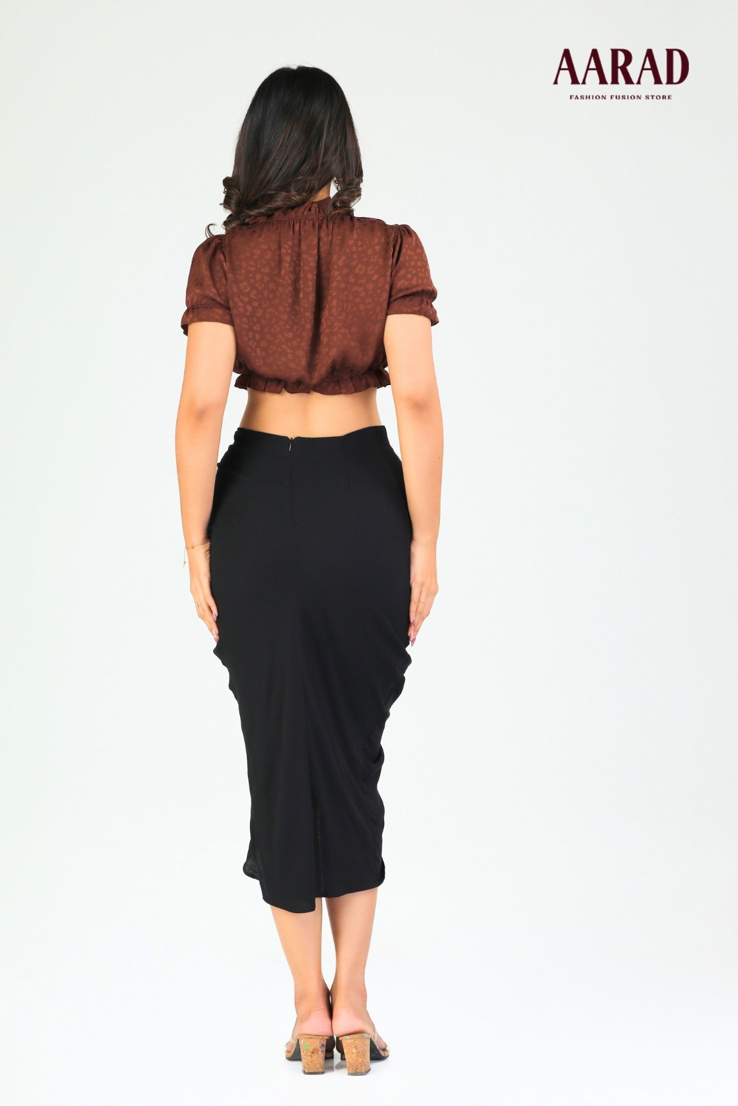 RUHANA DRAMATIC NECK TOP - Image 4