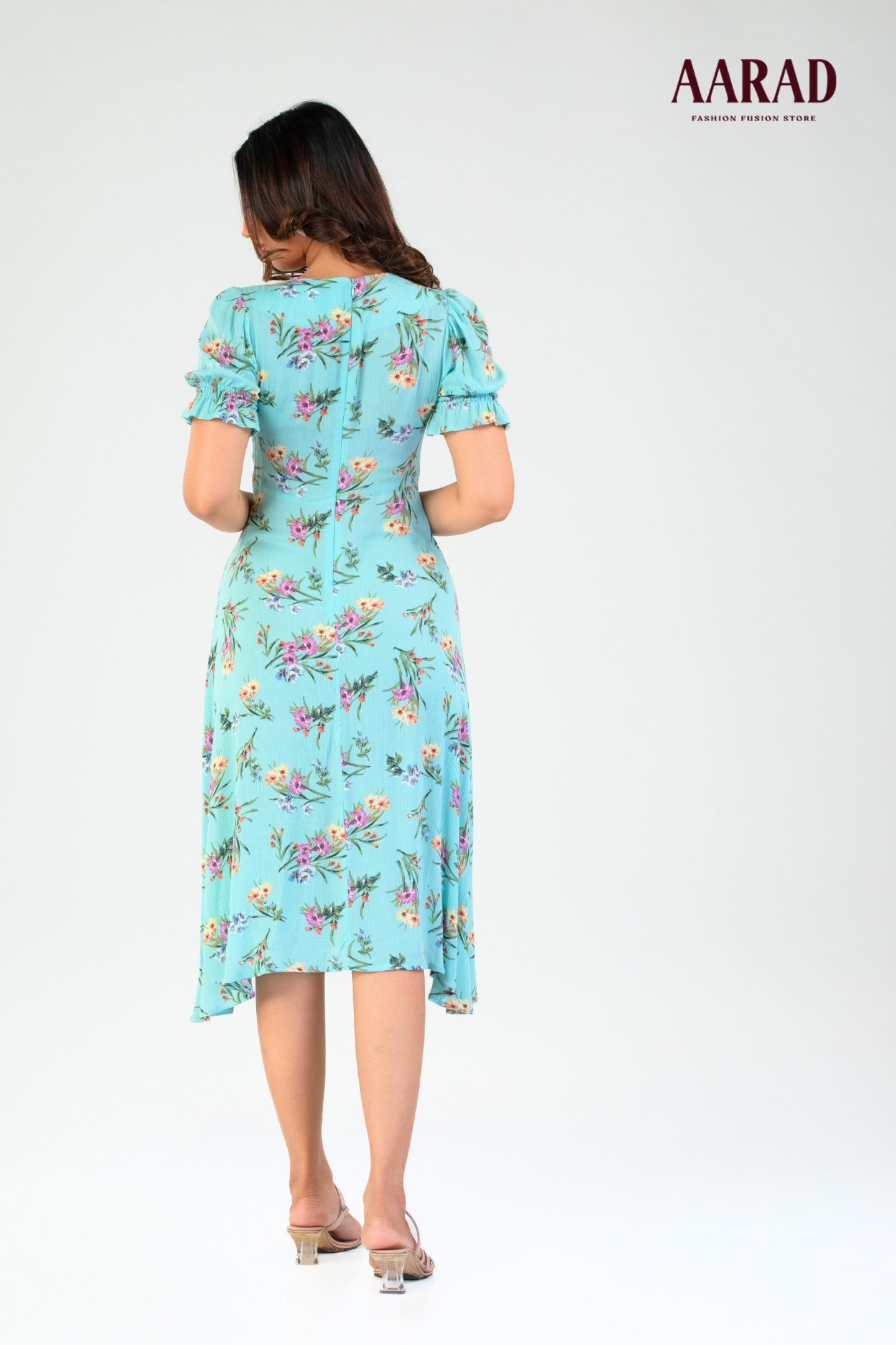 SWALAH DRAMATIC SLEEVE DRESS - Image 4