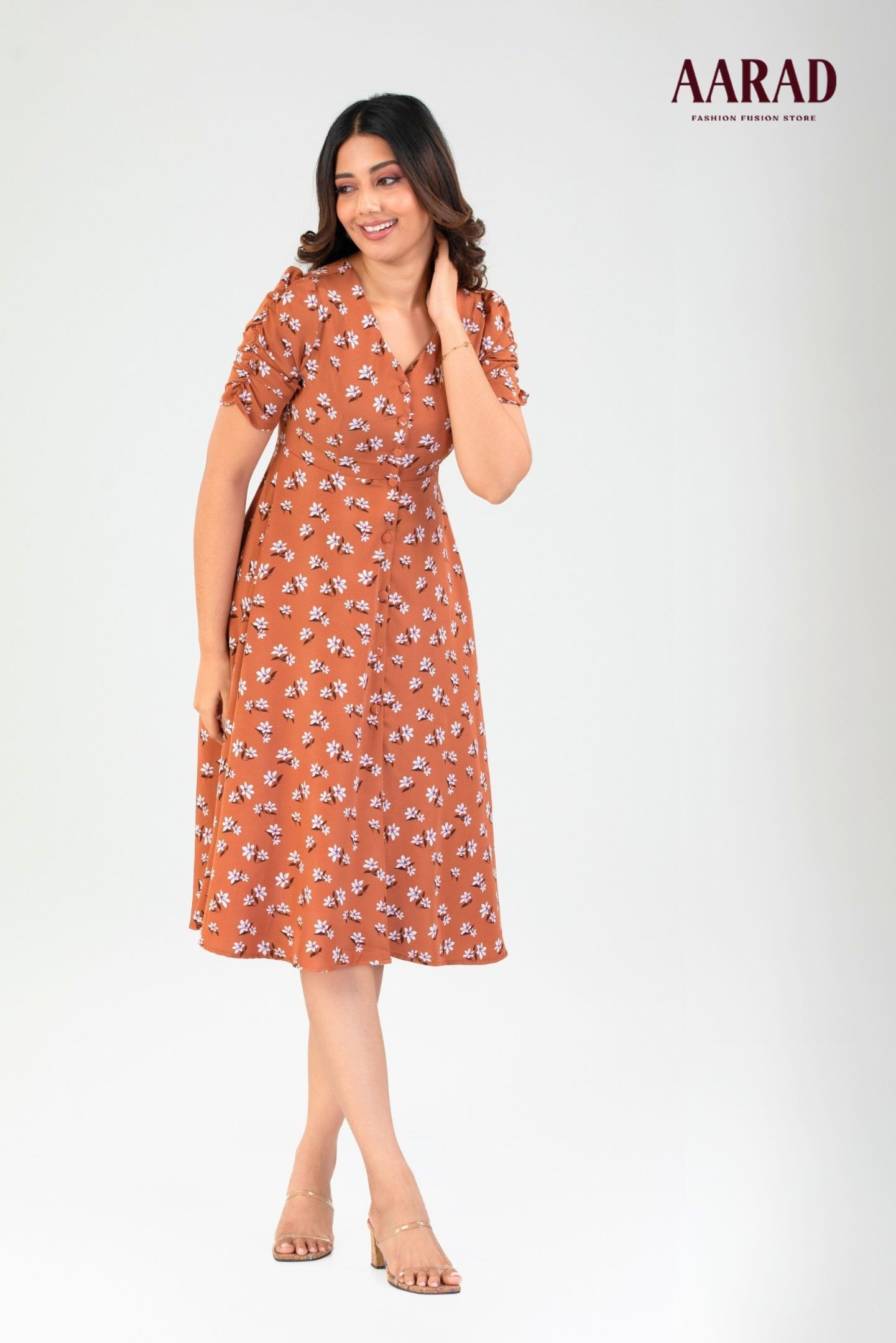 CHLODIA SIDE SLIT DRESS - Image 2