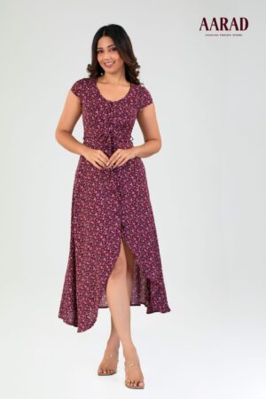 HAZEL RUFFLE MAXI DRESS  2ND