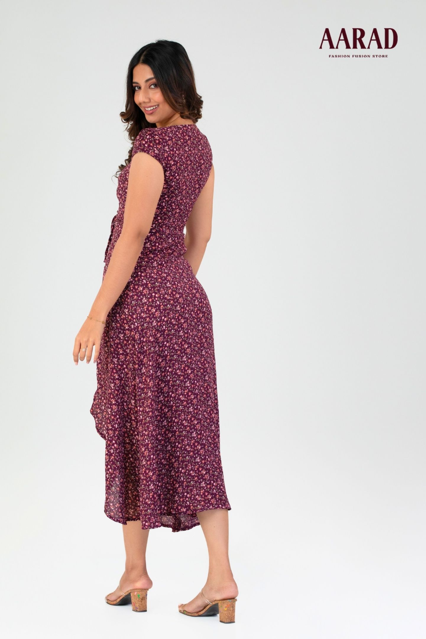 HAZEL RUFFLE MAXI DRESS 2ND - Image 3