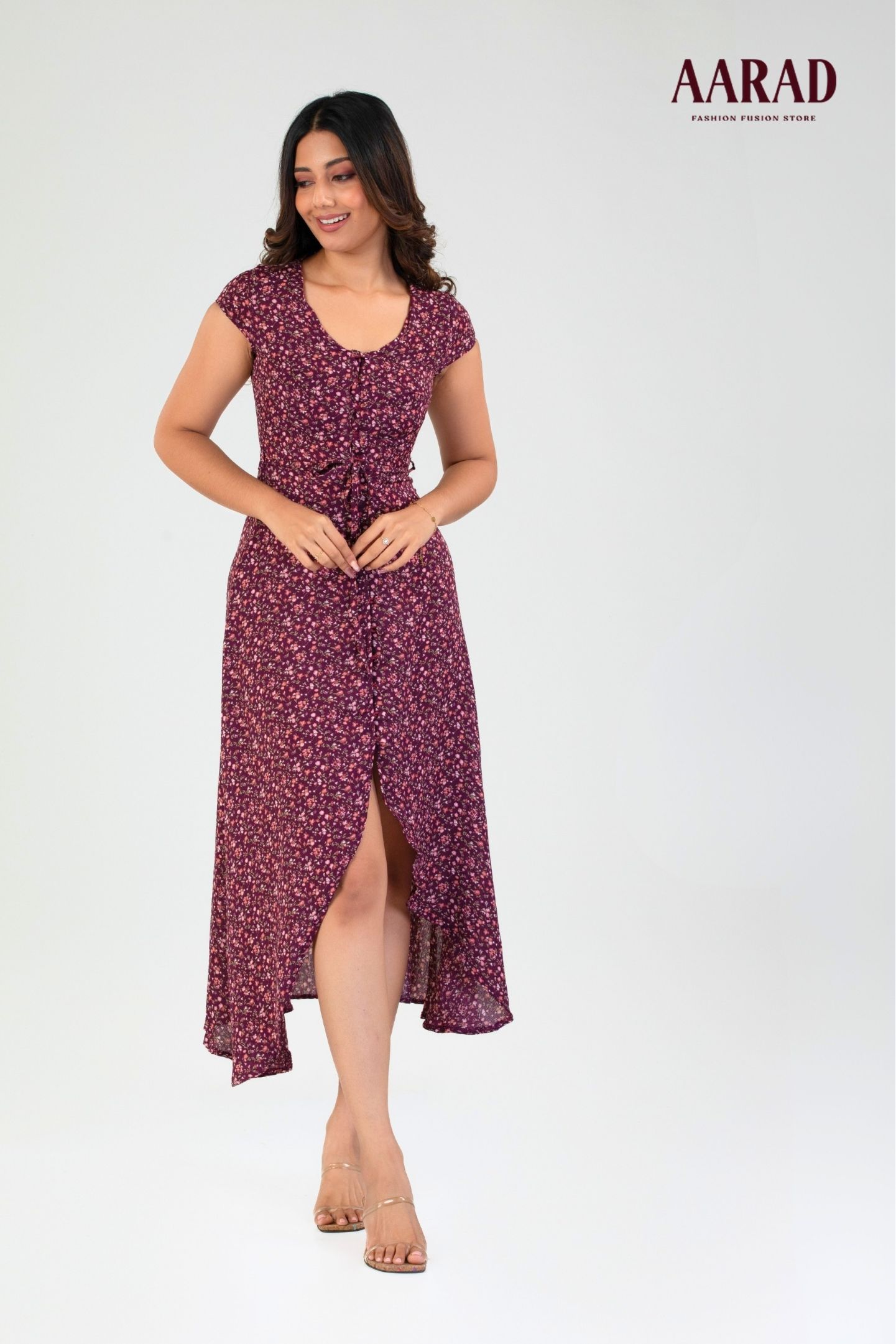 HAZEL RUFFLE MAXI DRESS 2ND - Image 2