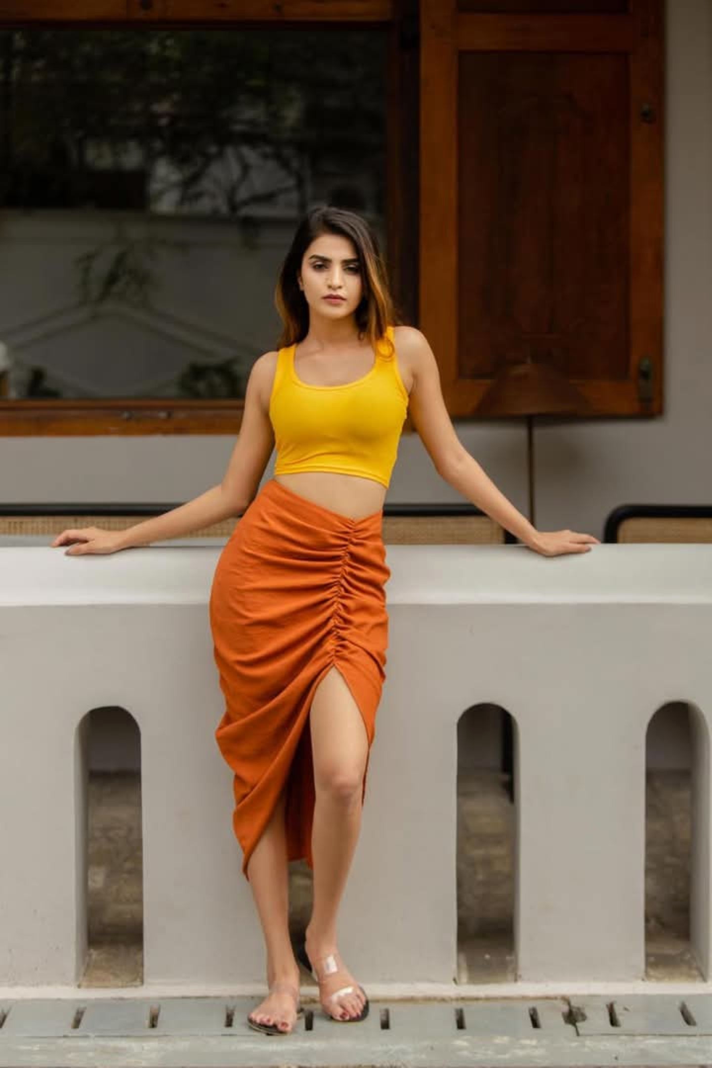 EMMA RUCHED GLAMOUR SKIRT